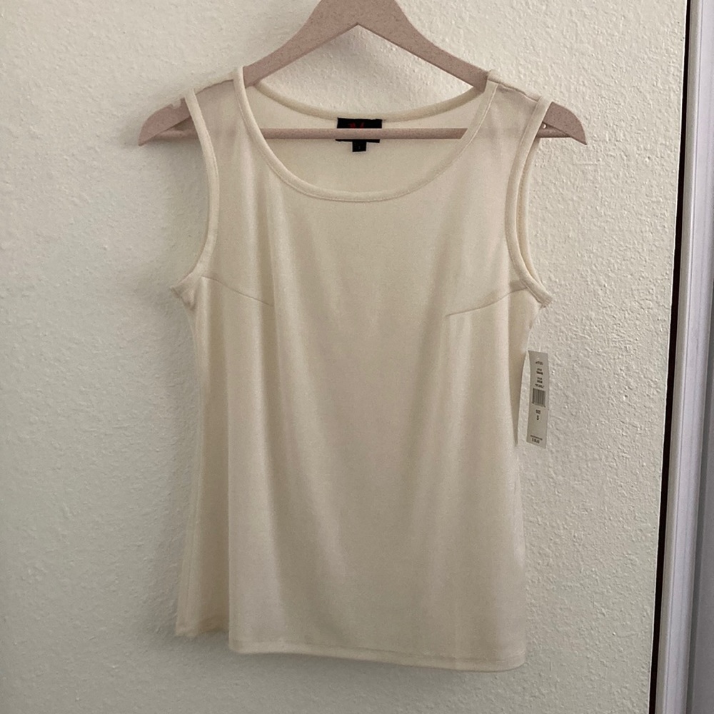 JOHN MEYER Women’s Sheer Sleeveless Top S